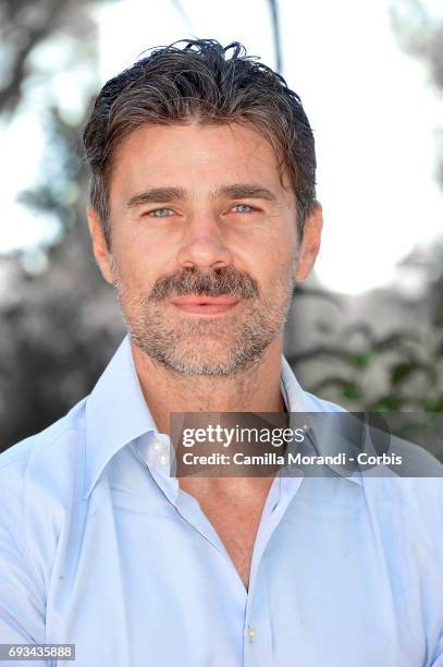 Fabio Fulco attends a photocall for 'Il Crimine Non Va In Pensione' on June 7, 2017 in Rome, Italy.