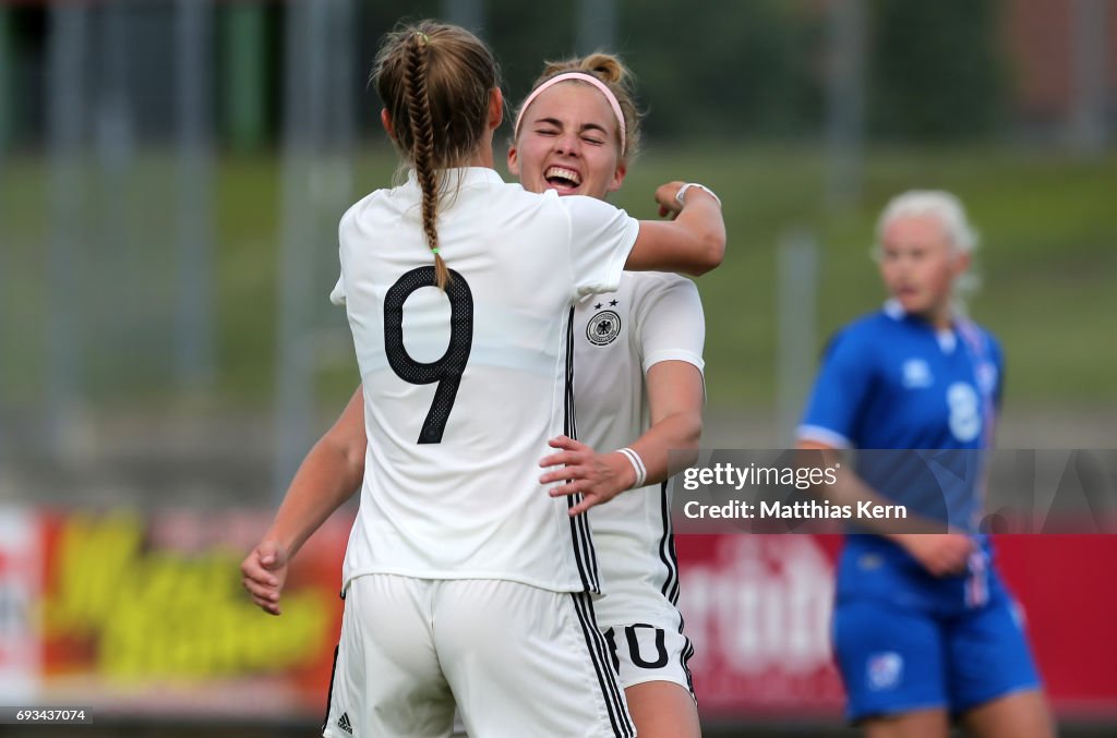 Germany v Iceland - U19 Women's Elite Round