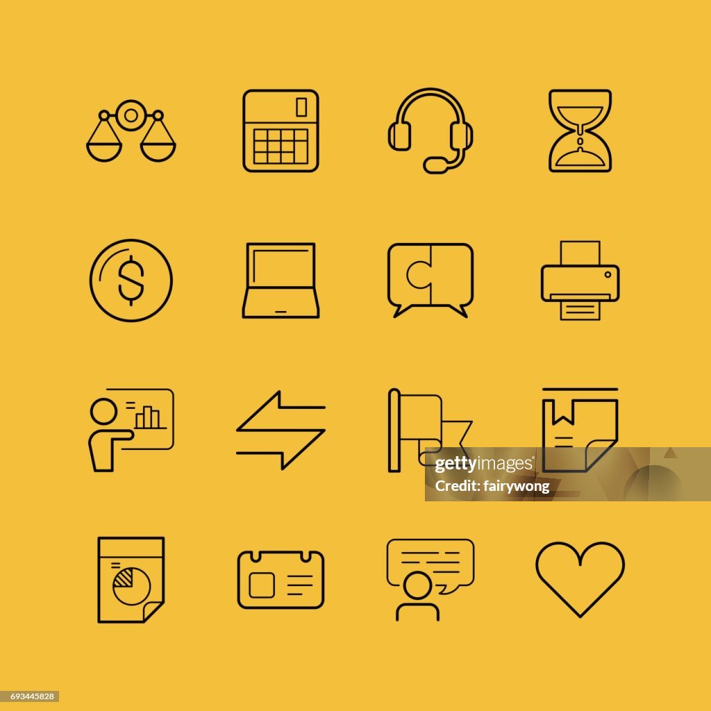 Business und office-Symbole