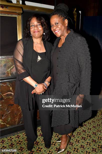 Qubilah Shabazz and Robin Hickman attend the Gordon Parks Foundation Awards Dinner & Auction at Cipriani 42nd Street on June 6, 2017 in New York City.