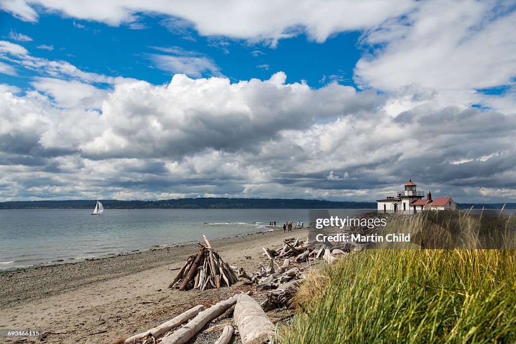 West Point Lighthouse in Seattle