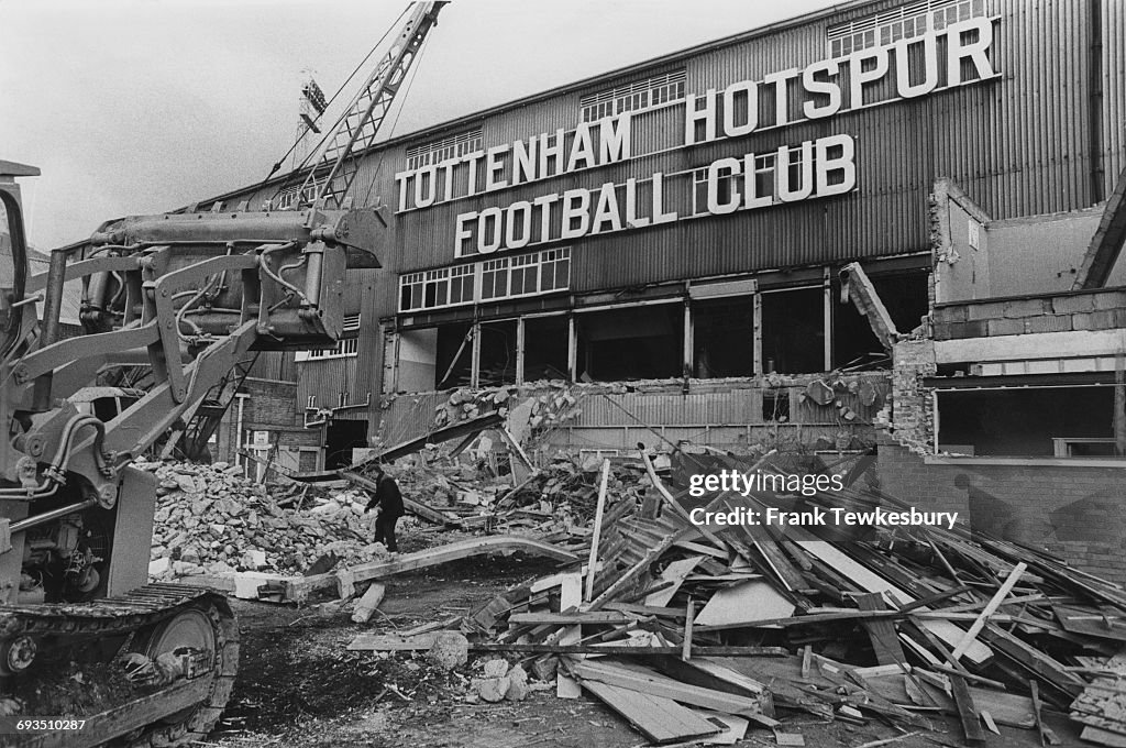 Demolition At Spurs Ground