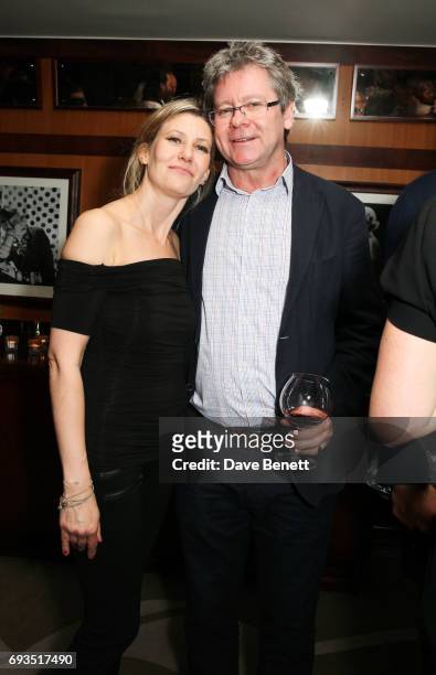 Sarah Parker Bowles and Brendon Fitzgerald attend the launch of new book "Uncle Dysfunctional" by AA Gill hosted by Esquire Editor-in-Chief Alex...