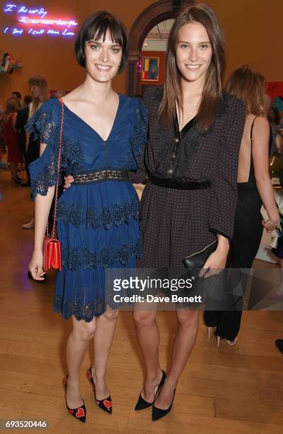 Sam Rollinson and Charlotte Wiggins attend the Royal Academy Of Arts Summer Exhibition preview party at Royal Academy of Arts on June 7, 2017 in...