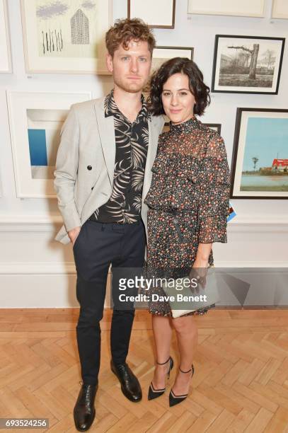 Kyle Soller and Phoebe Fox attend the Royal Academy Of Arts Summer Exhibition preview party at Royal Academy of Arts on June 7, 2017 in London,...
