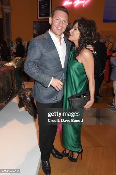 Nick Candy and Nancy Dell'Olio attend the Royal Academy Of Arts Summer Exhibition preview party at Royal Academy of Arts on June 7, 2017 in London,...