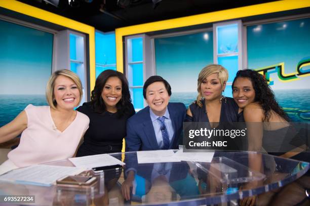 Dylan Dreyer, Sheinelle Jones, Ken Jeong, Tionne Watkins and Rozonda Thomas on Wednesday, June 7, 2017 --