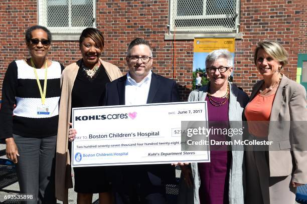 Shari Nethersole, Executive Director For Community Health, Boston Children's Hospital, Michelle Burnett, Principal Chittick Elementary School,...