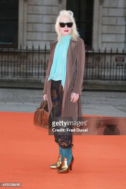 Pam Hogg attends the preview party for the Royal Academy Summer Exhibition at Royal Academy of Arts on June 7, 2017 in London, England.
