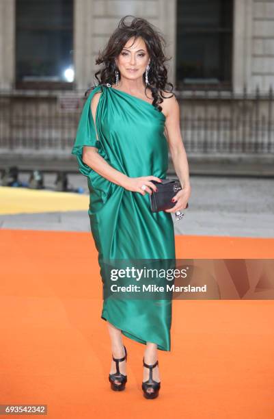 Nancy Dell'Olio attends the preview party for the Royal Academy Summer Exhibition at Royal Academy of Arts on June 7, 2017 in London, England.
