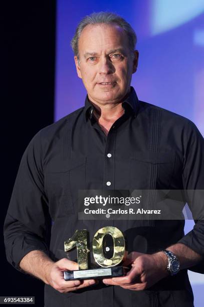 Spanish singer Bertin Osborne receives the 'Lifestyle' award 2017 at the Casa Encendida Cultural Center on June 7, 2017 in Madrid, Spain.