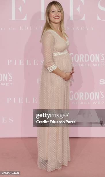 Actress Marta Larralde attends the 'Pieles' premiere at Capitol cinema on June 7, 2017 in Madrid, Spain.