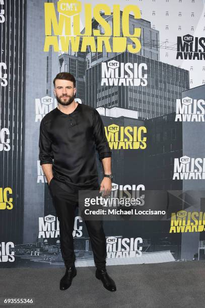 Singer-songwriter Sam Hunt attends the 2017 CMT Music Awards at the Music City Center on June 7, 2017 in Nashville, Tennessee.