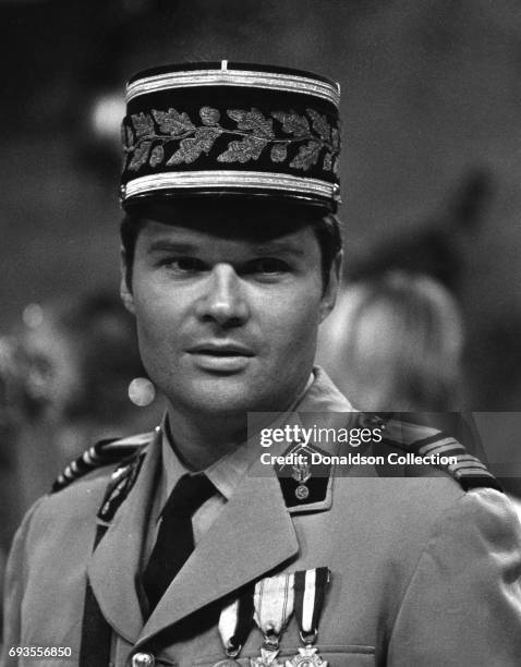 Fred Willard performs as a part of Ace Trucking Company on "This Is Tom Jones" TV show in circa 1970 in Los Angeles, California .