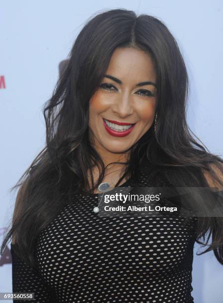 Actress Delilah Cotto arrives for Etheria Film Night held at The Egyptian Theatre on June 3, 2017 in Los Angeles, California.