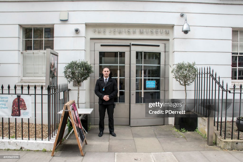 Joods Museum van Londen van de straat.