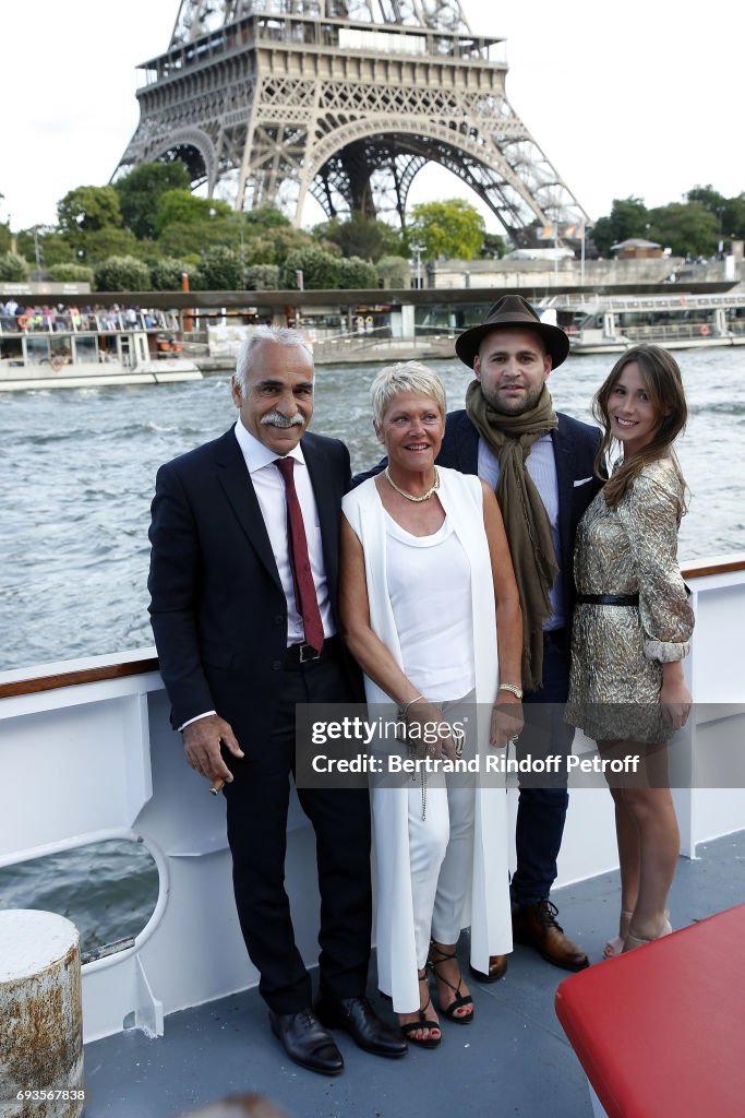 Mansour Bahrami, his wife Frederique Bahrami, his Son Sam Bahrami and