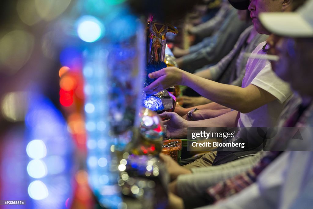 Inside A Pachinko Parlor As The Pachinko Industry Wary Of Tighter Regulations