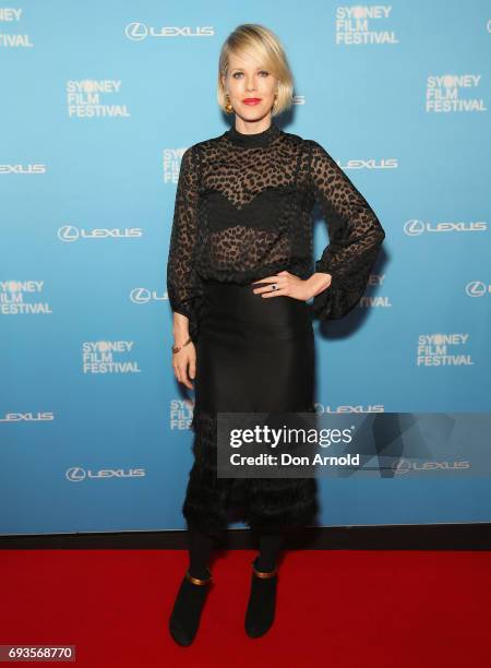 Alyssa McClelland arrives ahead of the Sydney Film Festival Opening Night Gala at State Theatre on June 7, 2017 in Sydney, Australia.