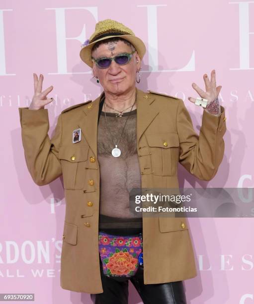 Paco Clavel attends the 'Pieles' premiere pink carpet at Capitol cinema on June 7, 2017 in Madrid, Spain.