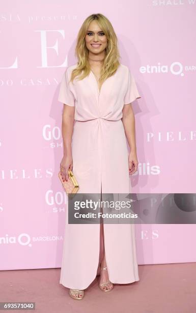 Patricia Conde attends the 'Pieles' premiere pink carpet at Capitol cinema on June 7, 2017 in Madrid, Spain.