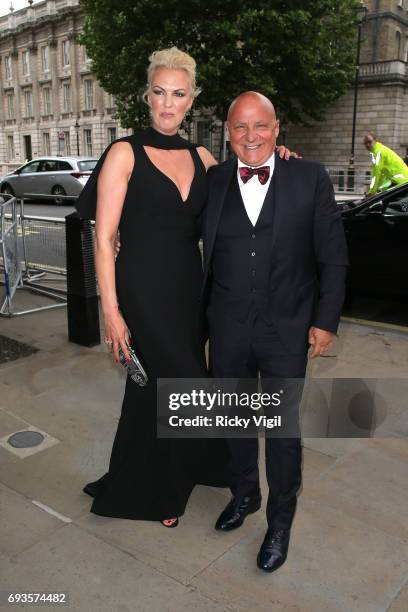 Aldo and Nikki Zilli attends Together for Short Lives Midsummer Ball at Banqueting House on June 7, 2017 in London, England.