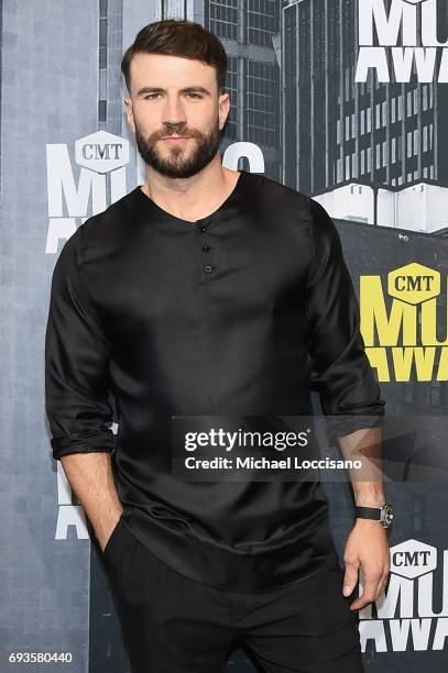 Singer-songwriter Sam Hunt attends the 2017 CMT Music Awards at the Music City Center on June 7, 2017 in Nashville, Tennessee.