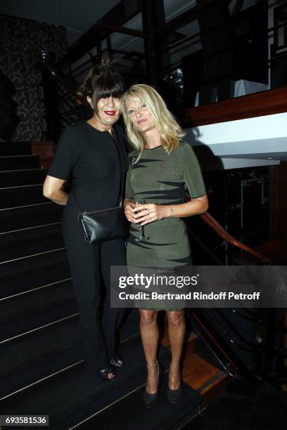 Dodo Letourneur and Isabelle Camus attend "Trophee des Legendes" Dinner at Le Paquebot on June 7, 2017 in Paris, France.