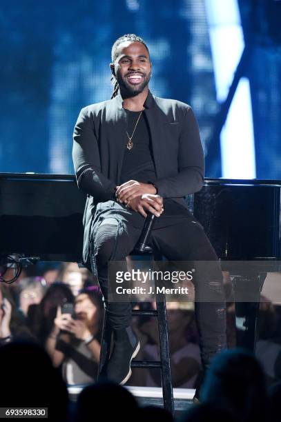 Jason Derulo performs onstage during the 2017 CMT Music Awards at the Music City Center on June 7, 2017 in Nashville, Tennessee.