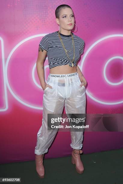 Singer Halsey arrives at 102.7 KIIS FM's 2017 Wango Tango at StubHub Center on May 13, 2017 in Carson, California.