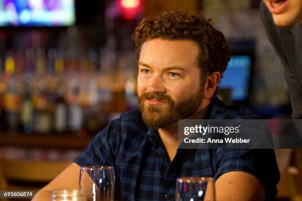 Danny Masterson speaks during a Launch Event for Netflix "The Ranch: Part 3" hosted by Ashton Kutcher and Danny Masterson at Tequila Cowboy on June...