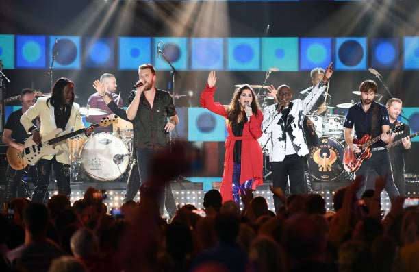 Earth, Wind & Fire and Lady Antebellum perform during the 2017 CMT Music Awards at the Music City Center on June 7, 2017 in Nashville, Tennessee.