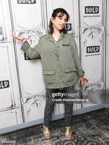 Actress Sally Hawkins attends Build to discuss 'Maudie' at Build Studio on June 7, 2017 in New York City.