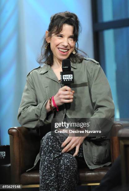 Actress Sally Hawkins attends Build to discuss 'Maudie' at Build Studio on June 7, 2017 in New York City.