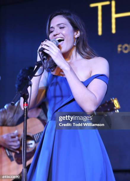 Mandy Moore performs at 20th Century Fox Television & NBC's "This Is Us" FYC Screening And Panel at The Cinerama Dome on June 7, 2017 in Los Angeles,...