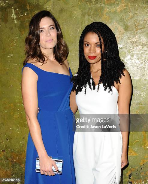 Actresses Mandy Moore and Susan Kelechi Watson attend the "This Is Us" FYC screening and panel at The Cinerama Dome on June 7, 2017 in Los Angeles,...