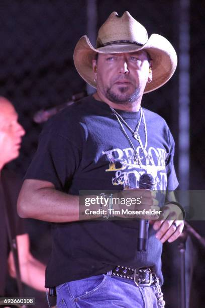 Jason Aldean performs a suprise set after the 2017 CMT Music awards at the Music City Center on June 7, 2017 in Nashville, Tennessee.