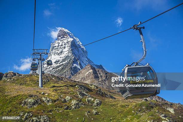 matterhorn mountain peak. - matterhorn stock-fotos und bilder