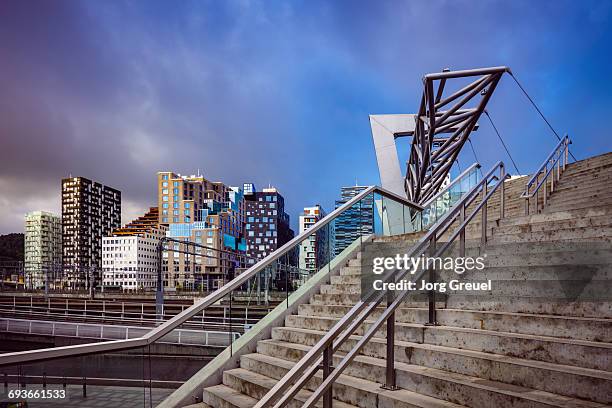 oslo stairs - oslo business stock pictures, royalty-free photos & images