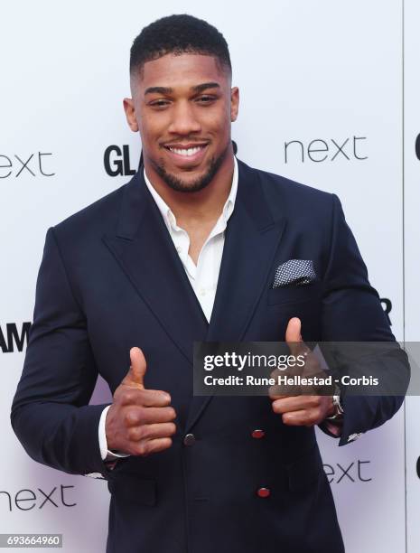 Anthony Joshua attends the Glamour Women of The Year awards 2017 at Berkeley Square Gardens on June 06, 2017 in London, England.