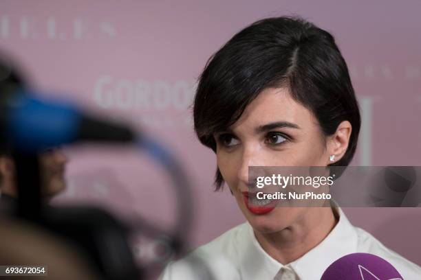 Spanish actress Paz Vega arrives at the premiere of the film &quot;Pieles&quot; directed by Eduardo Casanova at the Capitol cinema in Madrid, Spain,