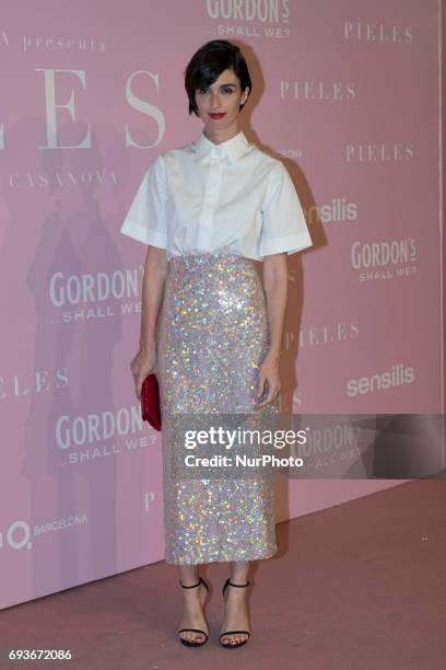 Spanish actress Paz Vega arrives at the premiere of the film &quot;Pieles&quot; directed by Eduardo Casanova at the Capitol cinema in Madrid, Spain,