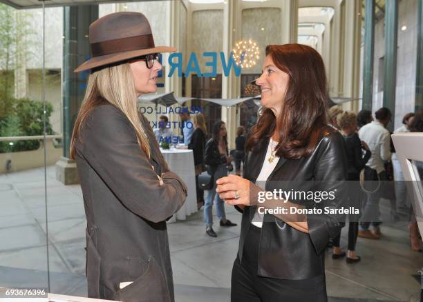 Alexandra Dickson Gray and Katherine Ross attend LACMA Director's Circle Celebrates The Wear LACMA Spring/Summer 2017 Collection with Designs by...