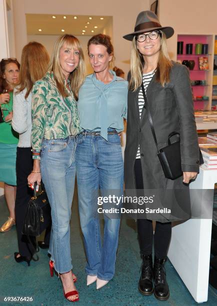 Eve Gerber, designer Lena Wald, and Alexandra Dickson Gray attend LACMA Director's Circle Celebrates The Wear LACMA Spring/Summer 2017 Collection...