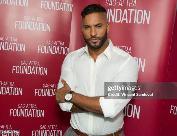 Actor Ricky Whittle attends SAG-AFTRA Foundation's Conversations with "American Gods" at SAG-AFTRA Foundation Screening Room on June 7, 2017 in Los...