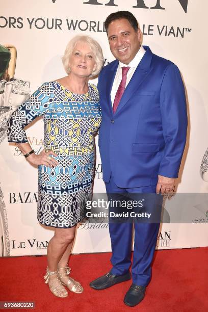 Ronda Daily and Moussa LeVian attend the 2018 Le Vian Red Carpet Revue the at The Lagoon Ballroom at the Mandalay Bay Resort on June 7, 2017 in Las...