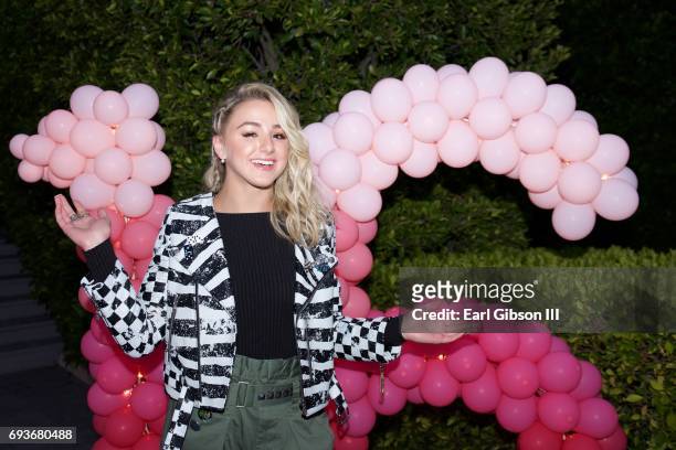 Chloe Lukasiak poses for a photo at her Sweet Sixteen Pool Party on June 7, 2017 in Los Angeles, California.
