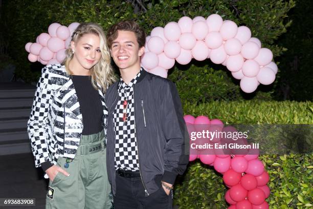Chloe Lukasiak and Noah Urrea attend Chloe Lukasiak's Sweet Sixteen Pool Party on June 7, 2017 in Los Angeles, California.