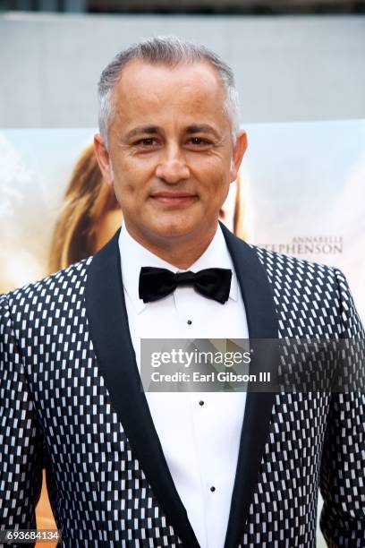 Actor/Producer Ali Afshar attends the Premiere Of Vertical Entertainment's "Pray For Rain" at ArcLight Hollywood on June 7, 2017 in Hollywood,...