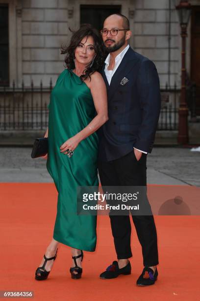 Nancy Dell'Olio attends the preview party for the Royal Academy Summer Exhibition at Royal Academy of Arts on June 7, 2017 in London, England.